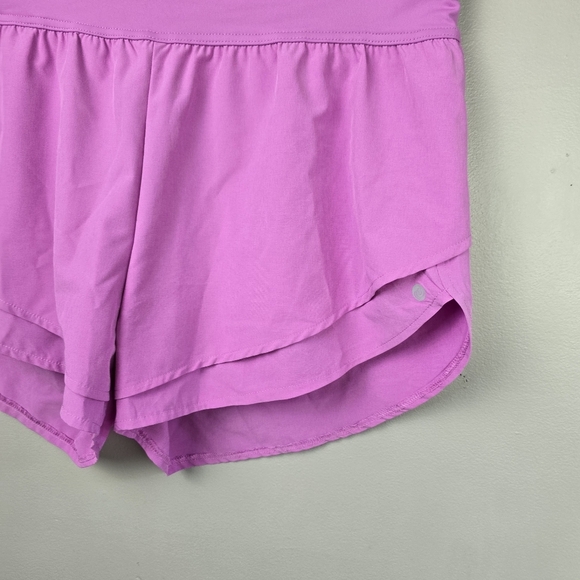 APANA Athletic High Rise Shorts Flowy Purple Womens Size XL Sporty Workout‎ - Picture 2 of 8